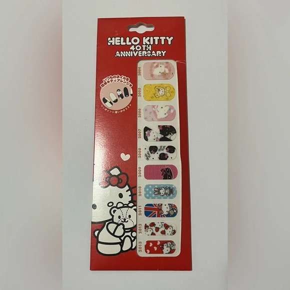 Hello Kitty 40th Anniversary Nail Stickers - Picture 1 of 6